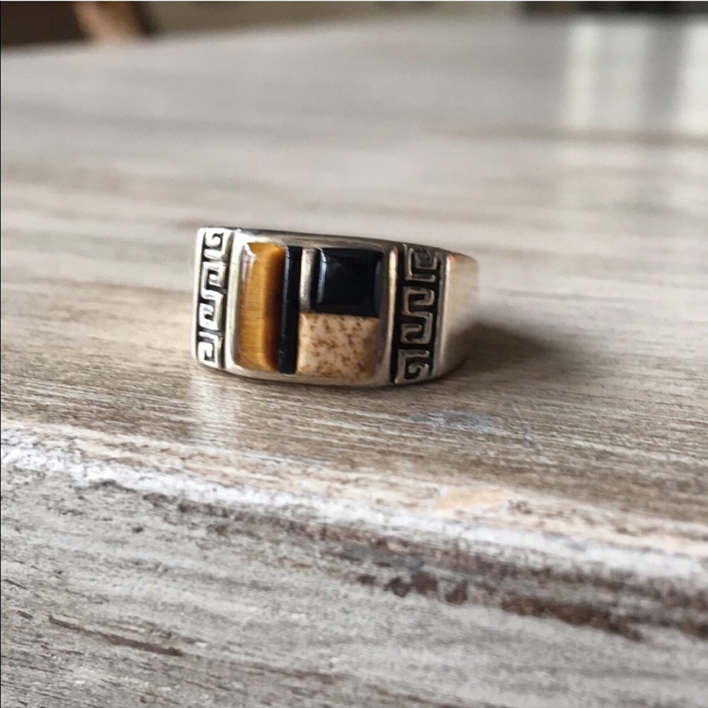 Zuni Sterling Silver Navajo Ring